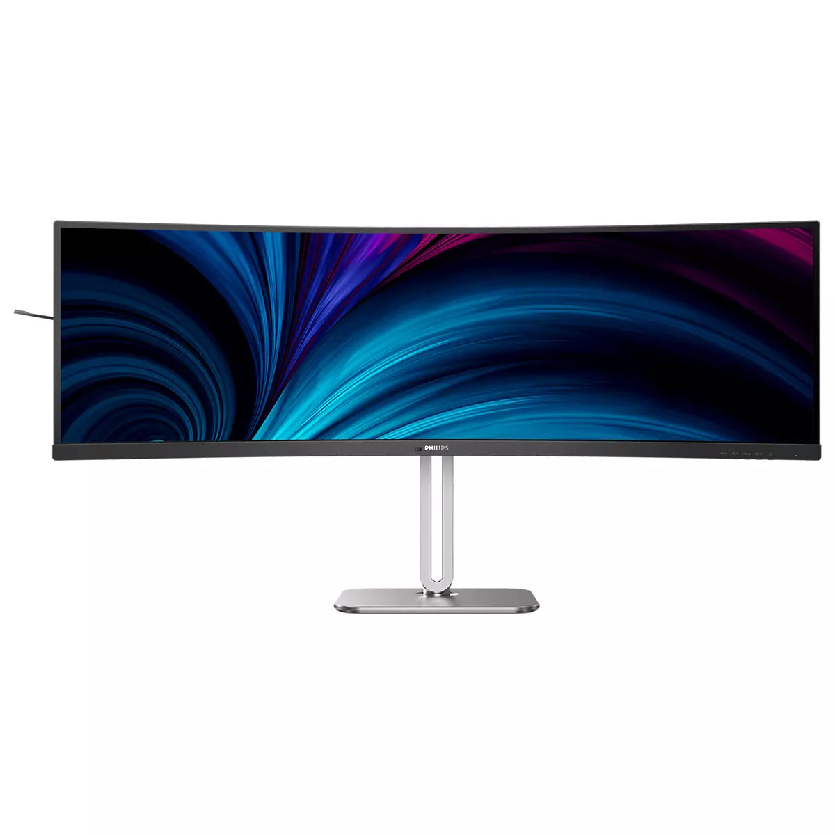49B2U5900C 49I CURVE VA LED DQHD 32/9 USB-C DOCKING_4MS_5120X1440_75HZ_USB-C -DP-2XHDMI-RJ45 & 3XUSB 3.2_BRIGHTNESS 500CD/M2_S CONTRASTRATIO 80M:1_VIEWING ANGLE