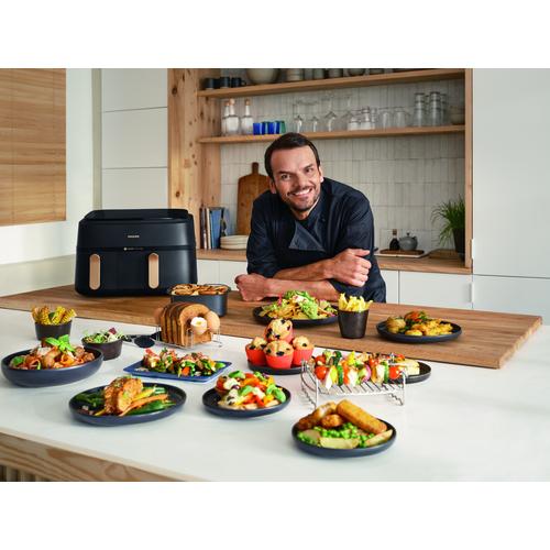 Philips 3000 series NA352/04 Airfryer met twee manden uit de 3000-serie