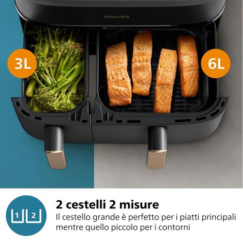 Philips 3000 series NA352/04 Airfryer met twee manden uit de 3000-serie