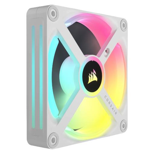 Corsair QX RGB Series iCUE LINK QX120 RGB WHITE120mm Magnetic Dome RGB Fan Starter Kit