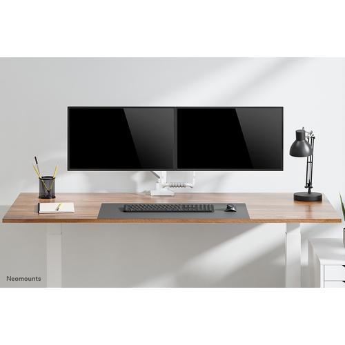 Neomounts Neomounts Next Core Desk Mount 2 screens (topfix clamp &grommet)