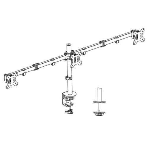 ACT Monitor desk mount stand 3 Sceens