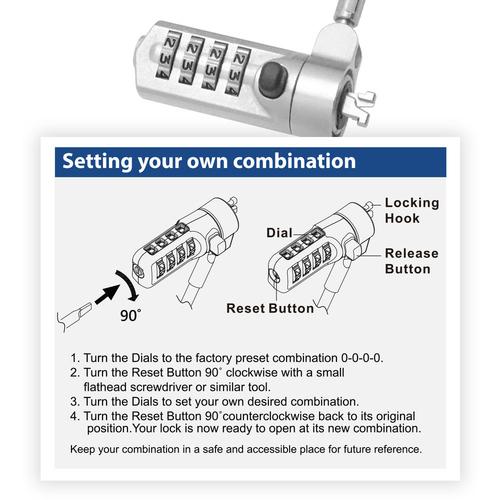 ACT Nano laptop lock number 2.0m
