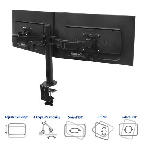 ACT Monitor desk mount stand 2 Screens Business Pro