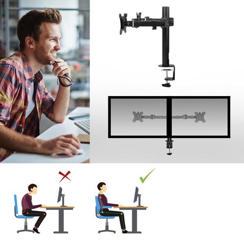 ACT Monitor desk mount stand 2 Screens Business Pro