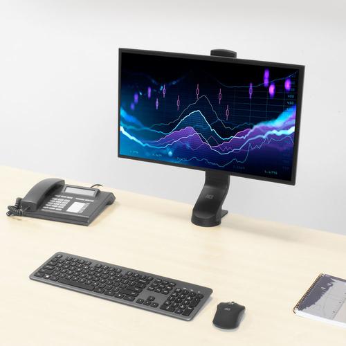 ACT Monitor desk mount stand 1 Screen easy height adjust