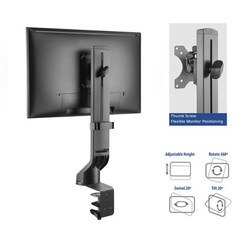 ACT Monitor desk mount stand 1 Screen easy height adjust