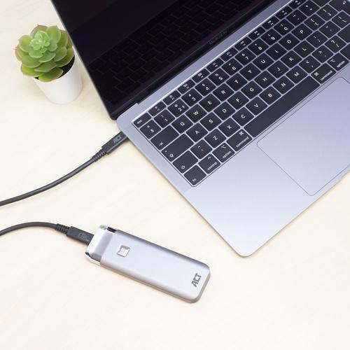 ACT USB-C Connection Cable USB 4 40Gbps 240W Thunderbolt 4 Official USB-IF Certified 0.8 Meter