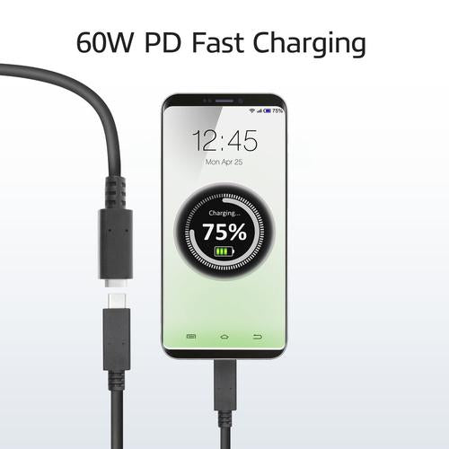 ACT USB-C Extension Cable USB 3.2 Gen1 (5Gbps) 60W 1.0 Meter