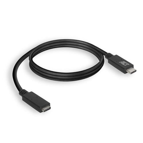 ACT USB-C Extension Cable USB 3.2 Gen1 (5Gbps) 60W 1.0 Meter