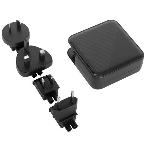 Targus 100 W Gan Charger - Multi port - with travel adapters