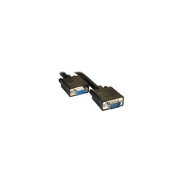 ADJ ADJBL11045352 VGA-extender, D-SUB 15-pins, M/F 2m, zwart