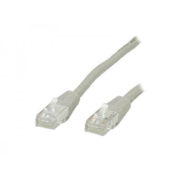 ADJ 310-00051 Cat6e netwerkkabel, RJ-45, UTP, niet afgeschermd, 3m, zilver