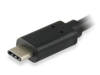 Equip 133455 USB 3.0 Cable Type C Male to Type A Female, 15cm