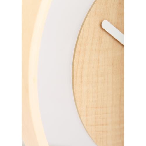 NeXtime klok 3046 Houten Loop, Ø30 cm, Wand, Hout