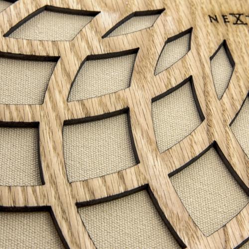 NeXtime klok 3150be Sun Small, Ø35 cm, Wand, Beige