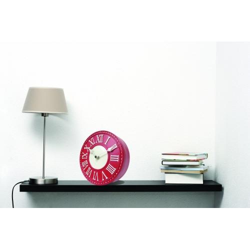 NeXtime klok 5187ro London Tafel, Ø16 cm, Wand, Rood/Wit
