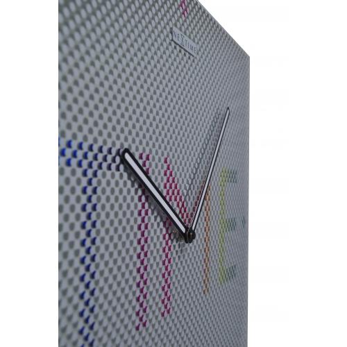 NeXtime klok 8165 Mistery - Tijd, 43x43 cm, Wand, Metaal