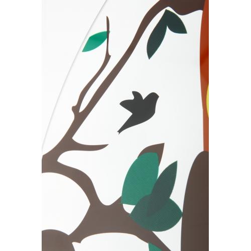 NeXtime klok 8169 Oohoo, Ø43 cm, Wand, Meerkleurig