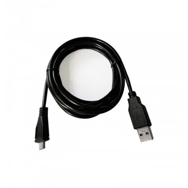 ADJ 320-00090 USB-kabel, USB 2.0 type A -> Micro USB type B, M/M, 1,8 m, zwart