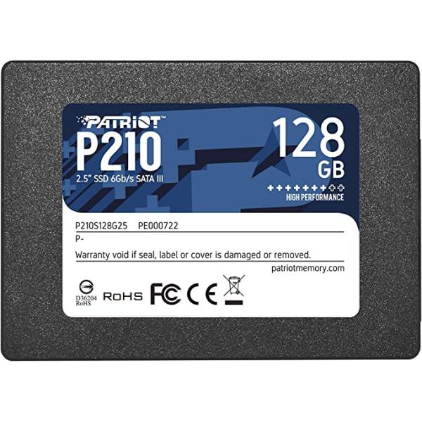 Patriot P210S128G25 P210 SSD, 128 GB, 2,5