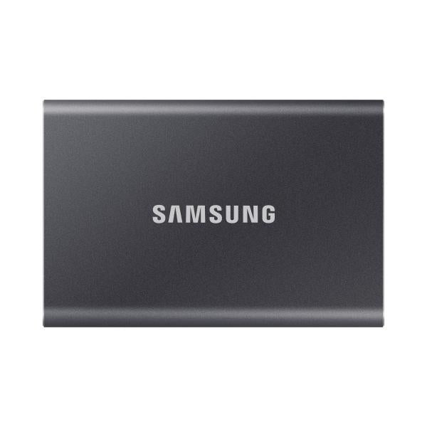 Samsung MU-PC2T0T/WW T7 Portable SSD, 2000 GB, USB Type-C, 3.2 Gen 2, 1050 MB/s, Password, Grey