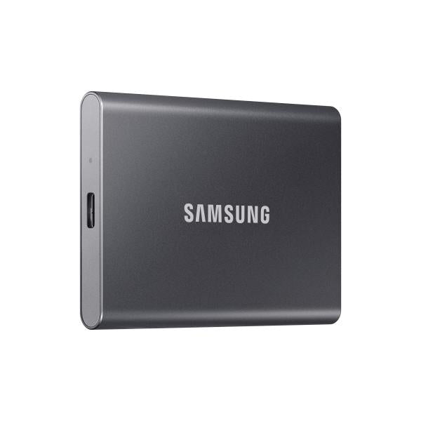 Samsung MU-PC2T0T/WW T7 draagbare SSD, 2000 GB, USB Type-C, 3.2 Gen 2, 1050 MB/s, wachtwoord, grijs