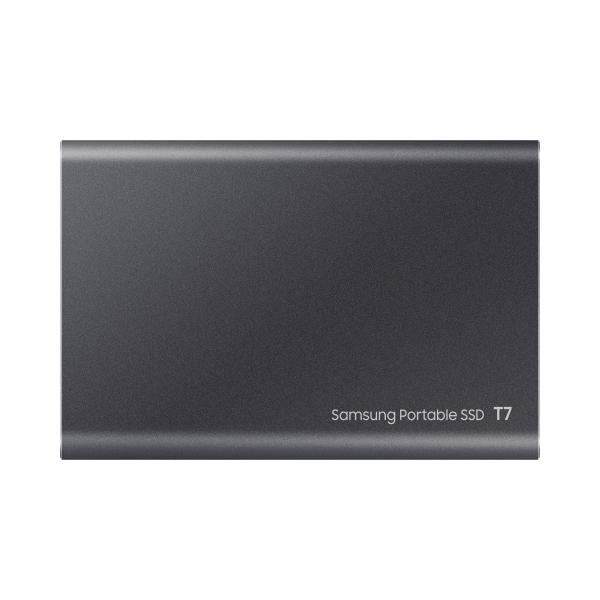 Samsung MU-PC2T0T/WW T7 draagbare SSD, 2000 GB, USB Type-C, 3.2 Gen 2, 1050 MB/s, wachtwoord, grijs