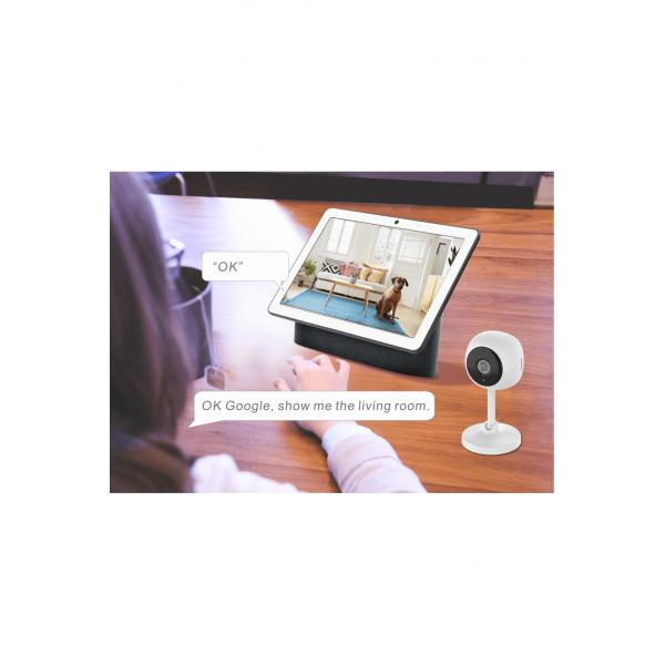 WOOX R4114H Full HD slanke camera voor binnen WiFI 2.4 Ghz, 1080p, 2 MP, 2.8mm, F2.2, CMOS, 7m IR