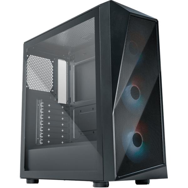 Cooler Master CP520-KGNN-S00 CMP 520 met 3ARGB-ventilatoren, ATX, midi-tower, raam, 3x 120 mm RGB