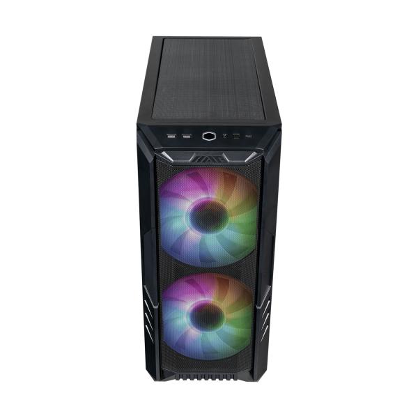 Cooler Master H500-KGNN-S00 HAF 500 Zwart, ATX, Midi-Tower, Venster, 4x 120/ 200mm (ARGB)