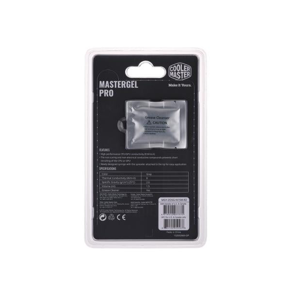 Cooler Master MGY-ZOSG-N15M-R2 MasterGel Pro v2, 1,5 ml, 8 W/mK, grijs
