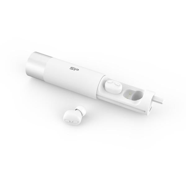 Silicon Power SP5MWASYBP81BT0W Blast Plug BP81-headset, Draadloos/Bluetooth 5.0, Bellen/Muziek, Wit