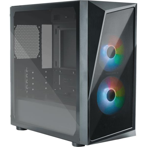 Cooler Master CP320-KGNN-S00 CMP 320, mATX, Midi-Toren, 120 mm, Venster, ARGB, Zwart