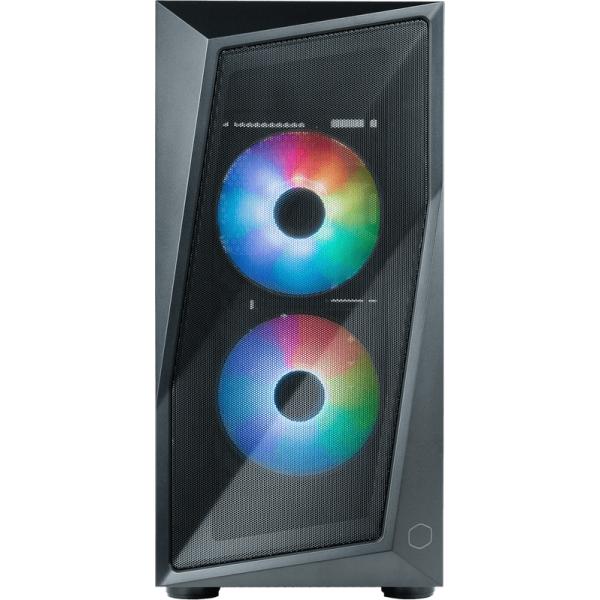 Cooler Master CP320-KGNN-S00 CMP 320, mATX, Midi-Toren, 120 mm, Venster, ARGB, Zwart