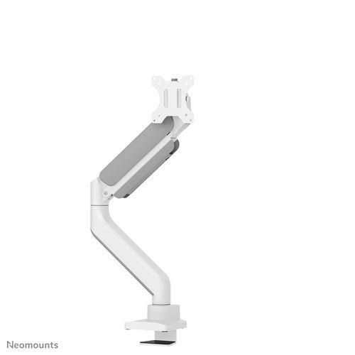 Neomounts DS70-450WH1 Full-Motion Desk Mount, 17 - 42 inch, Topfix clamp & grommet