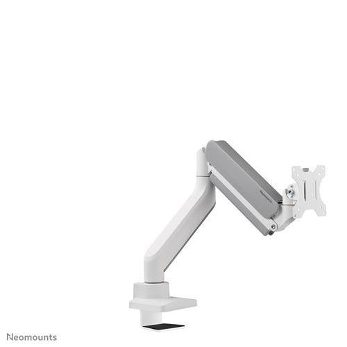 Neomounts DS70-450WH1 Full-Motion Desk Mount, 17 - 42 inch, Topfix clamp & grommet