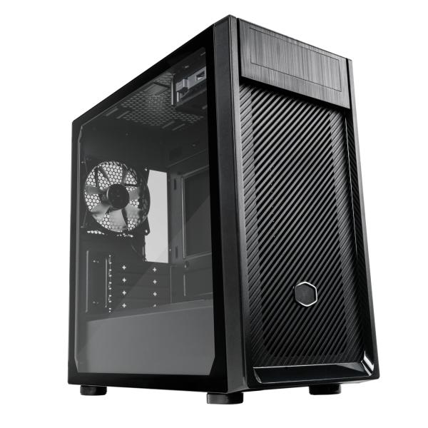 Cooler Master E300-KG5N-S00 Elite 300 met ODD, transparant glazen venster, mATX, 120 m, USB 3.2 Gen 1