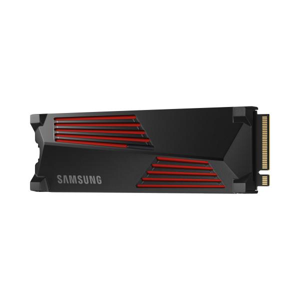 Samsung MZ-V9P1T0CW 990 PRO met koellichaam, 1 TB, M.2, 3D V-NAND TLC, 7450/6900 MB/s, 1,4M IOPS