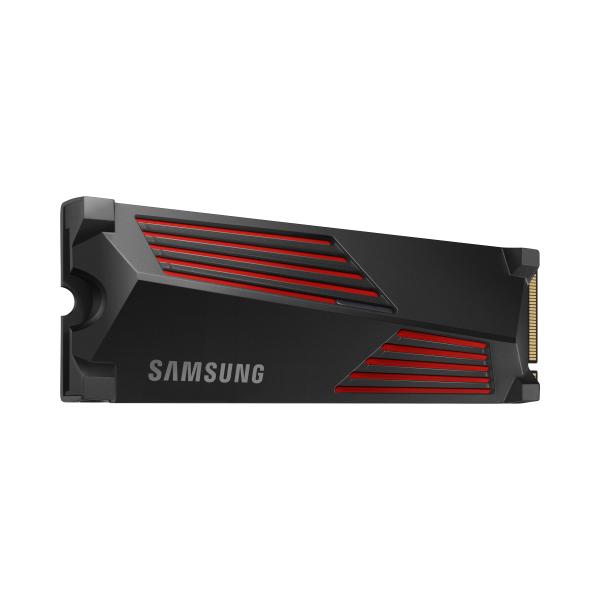 Samsung MZ-V9P1T0CW 990 PRO met koellichaam, 1 TB, M.2, 3D V-NAND TLC, 7450/6900 MB/s, 1,4M IOPS