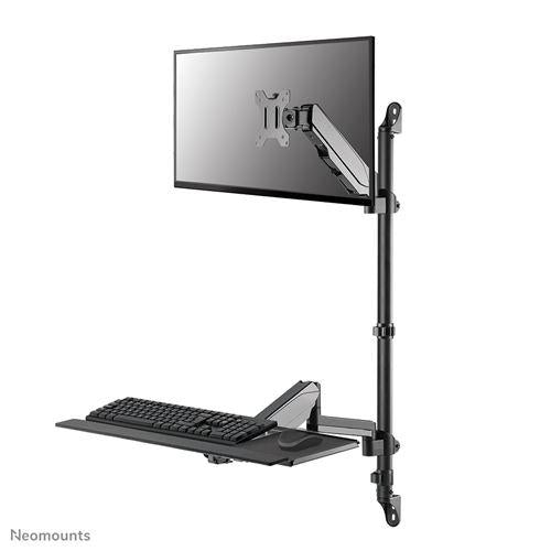 Neomounts WL90-325BL1 height adjustable wall mounted workstation for 17-32