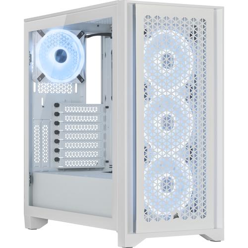 Corsair iCUE 4000D RGB Airflow Mid-Tower True White