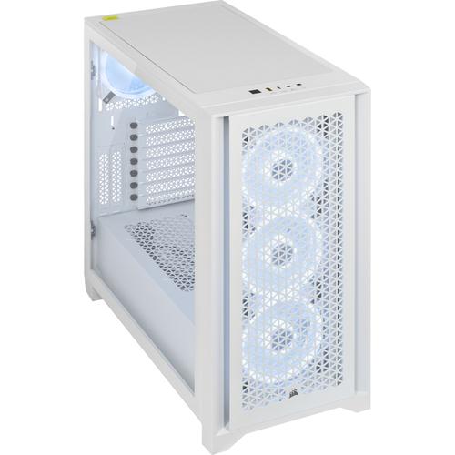 Corsair iCUE 4000D RGB Airflow Mid-Tower True White