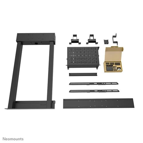Neomounts Neomounts Move Lift Motorised Wall Stand incl. storage box 10 cm. Wheels VESA 100x100 up to 800x600