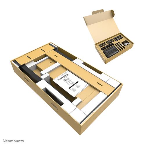 Neomounts Neomounts Move Lift Motorised Wall Stand incl. storage box 10 cm. Wheels VESA 100x100 up to 800x600
