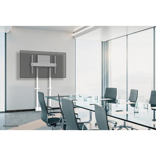 Neomounts Neomounts Move Lift Motorised Wall Stand incl. storage box 10 cm. Wheels VESA 100x100 up to 800x600