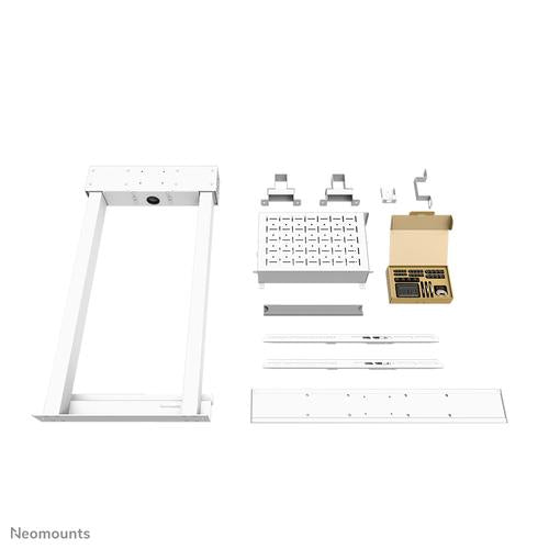 Neomounts Neomounts Move Lift Motorised Wall Stand incl. storage box 10 cm. Wheels VESA 100x100 up to 800x600