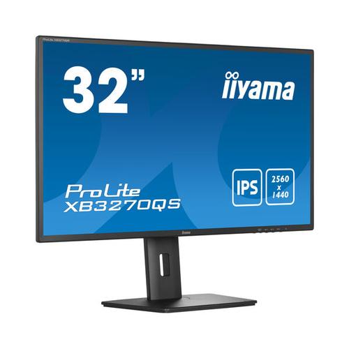 Iiyama 32i IPS-panel 2560x1440 250cd/m 4ms 15cm Height Adj. Stand Speakers
