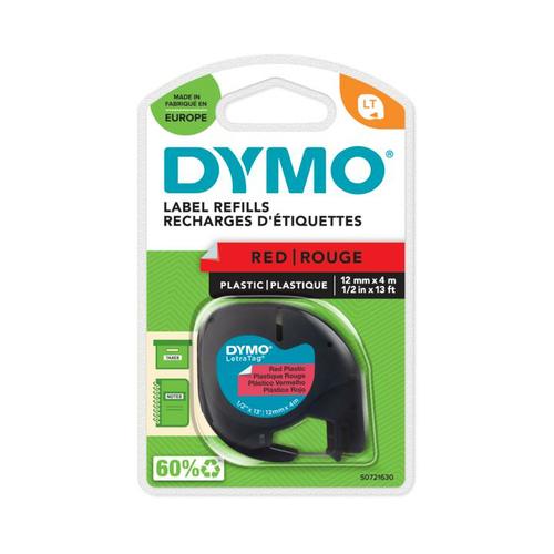 Dymo LETRATAG TAPE PLASTIC ROOD