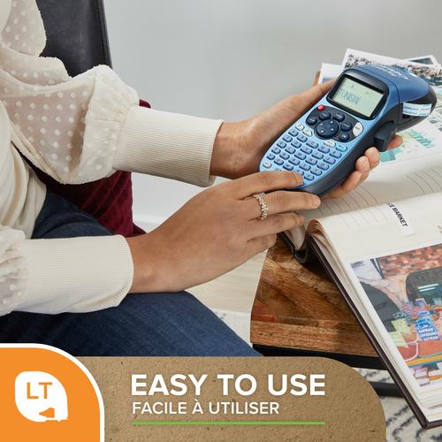 Dymo LETRATAG TAPE PLASTIC BLAUW